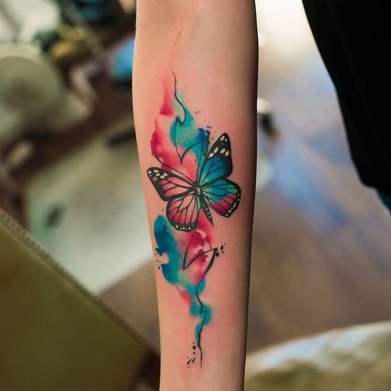 explore 25 Unique Watercolor Butterfly Tattoo Ideas for 2025: Stunning designs for Women – Arm,Back,and Hand Styles