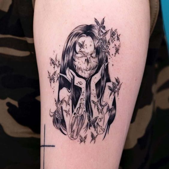 25 Scary Tattoo ideas for Men and Women: Perfect Dark Art Sleeve and Arm Tattoo Ideas