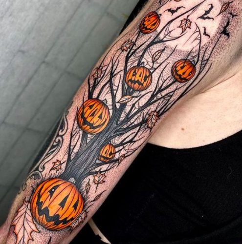 Discover 20 Spellbinding Jack o’ Lantern Tattoo Ideas for a Bewitching 2025 – Embrace the Halloween Spirit