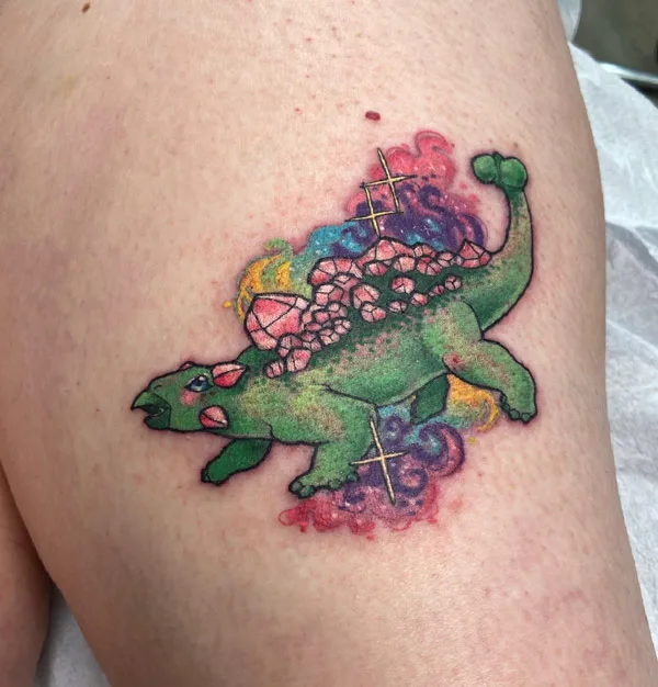 Ankylosaurus Tattoo 1