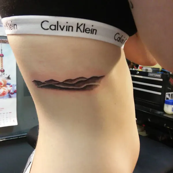 Blue Ridge Mountain Tattoo 1
