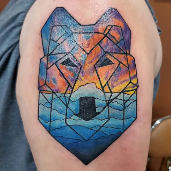 Blue Ridge Mountain Tattoo 2