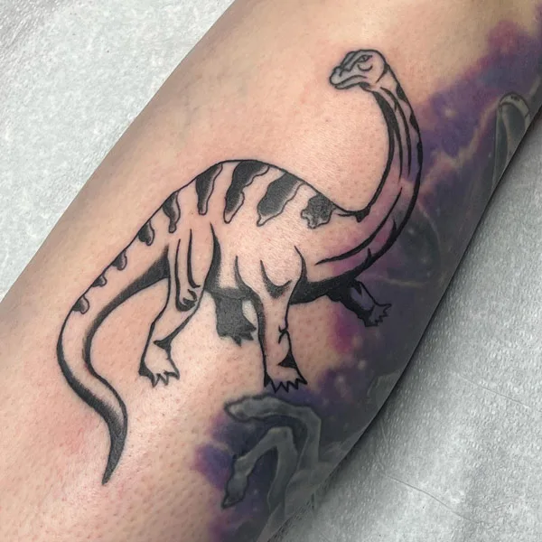 Brontosaurus Tattoo 1