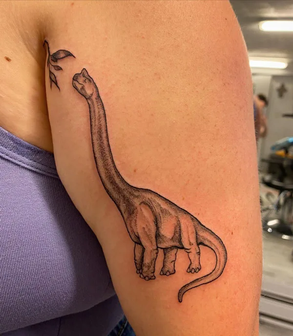 Brontosaurus Tattoo 2