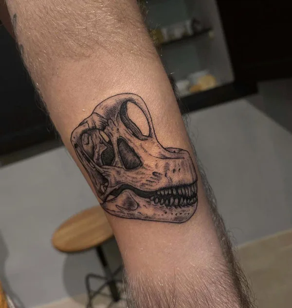 Dinosaur Skull Tattoo 1