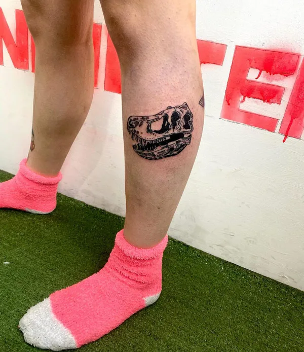 Dinosaur Skull Tattoo 2