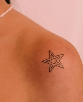 Double-lined Star Tattoo