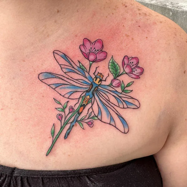 Dragonfly tattoo 6
