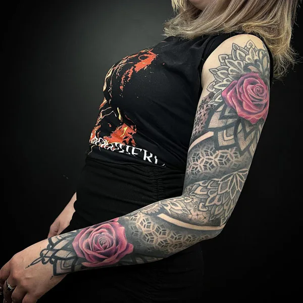 Feminine Sacred Geometry Tattoo 1