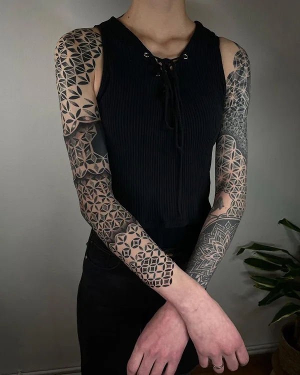 Feminine Sacred Geometry Tattoo 2