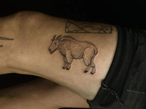 Mountain Goat Tattoo 3