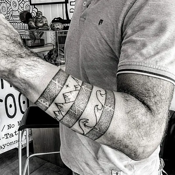Mountain Wrist Tattoo 1