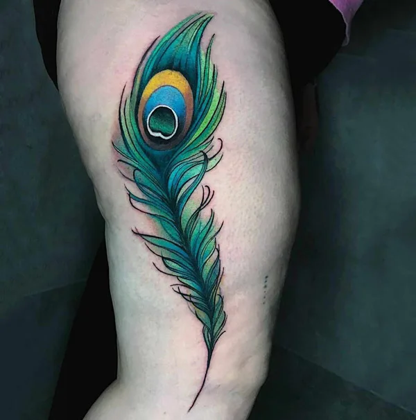 Peacock Feather Tattoo