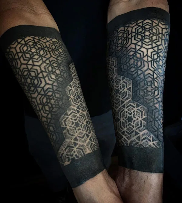 Sacred Geometry Matching Tattoo