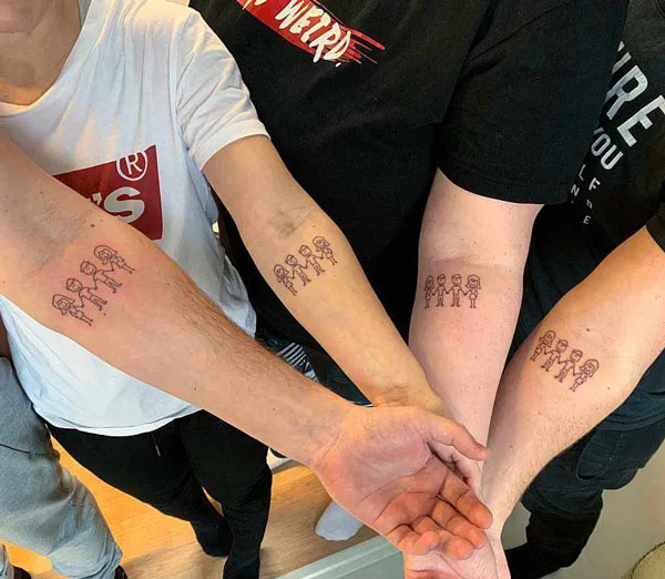 Sibling Tattoo for 4 (2)