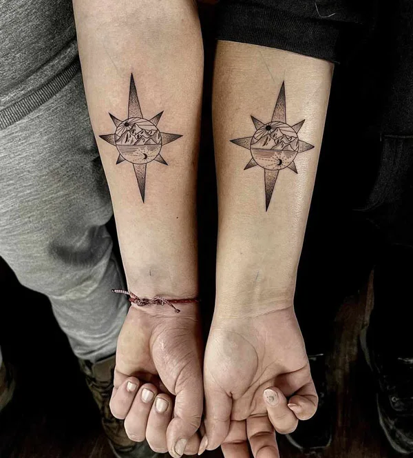 Siblings Mountain Tattoo 1