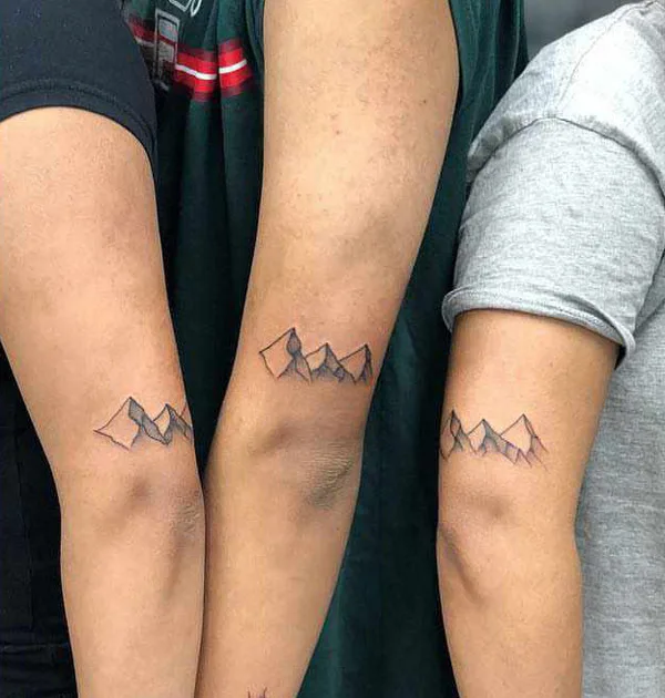 Siblings Mountain Tattoo 2