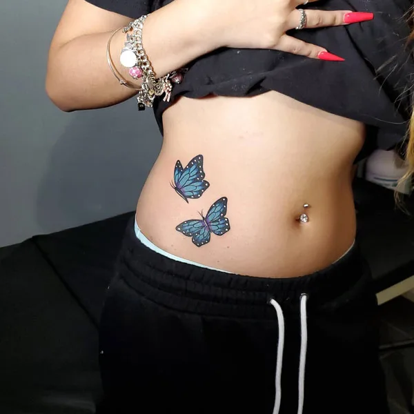 Side Stomach Tattoo 1