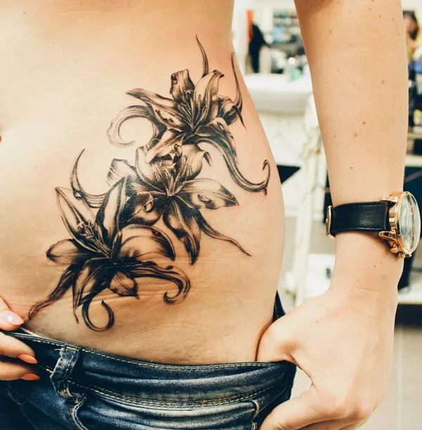 Side Stomach Tattoo 3