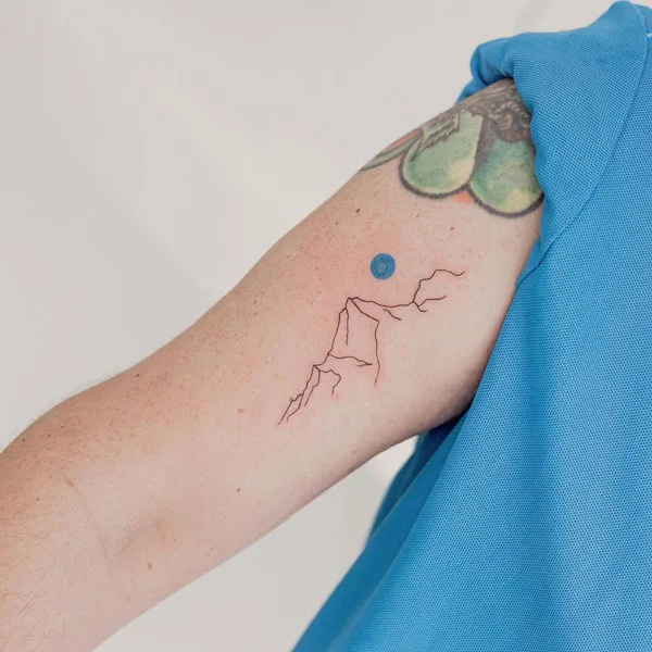 Simple Mountain Tattoo 4