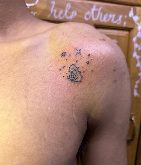 Small Dinosaur Tattoo 3
