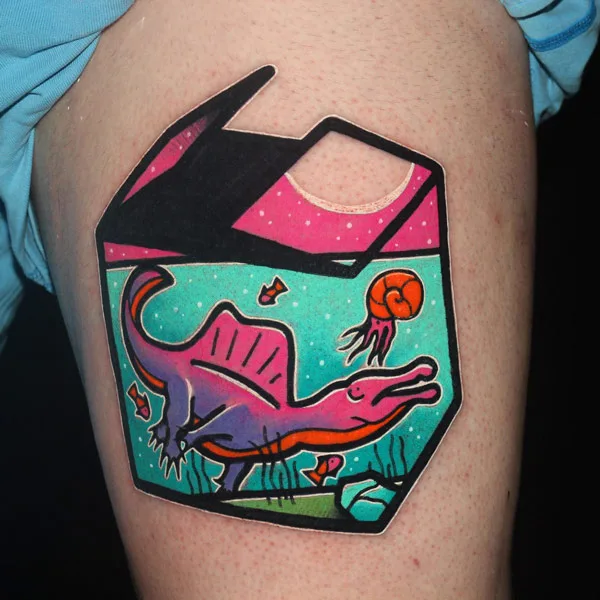 Spinosaurus Tattoo 2