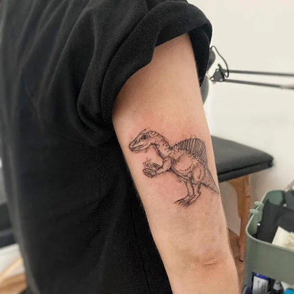 Spinosaurus Tattoo 3
