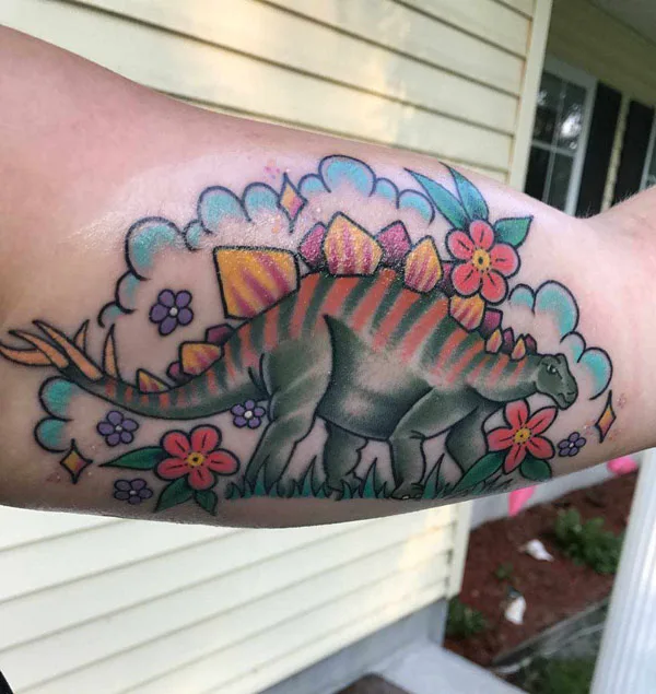 Stegosaurus Tattoo 1