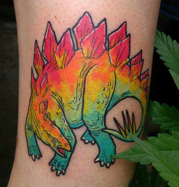 Stegosaurus Tattoo 2