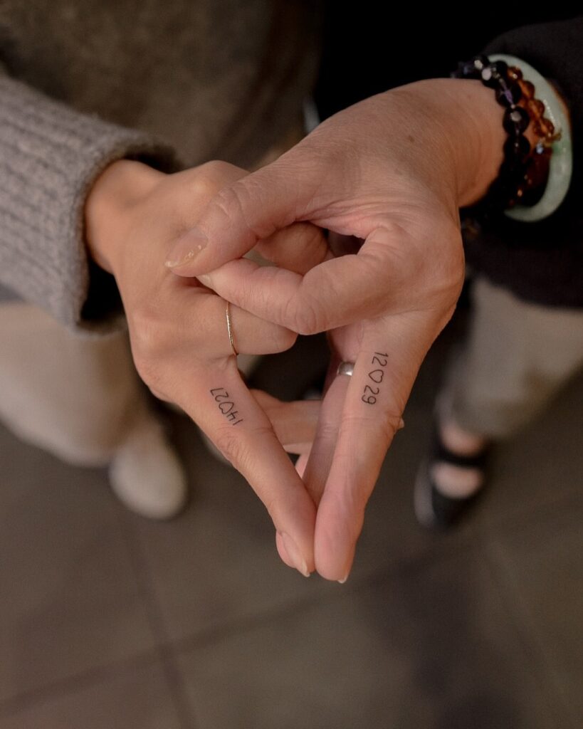 Unique mother and daughter date tattoos to honor a special moment together 