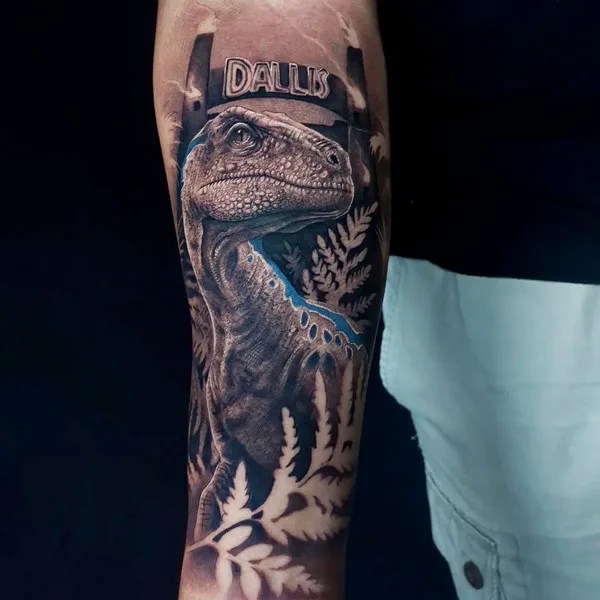 Velociraptor Tattoo 1