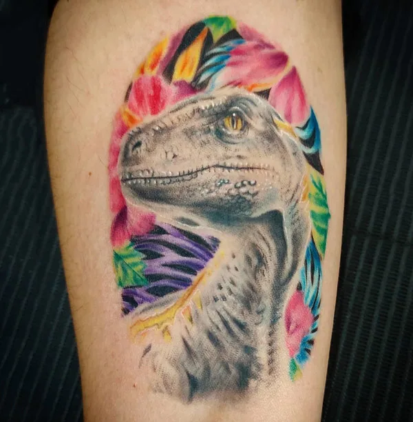 Velociraptor Tattoo 3