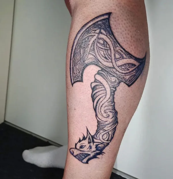 Viking Axe Tattoo 3