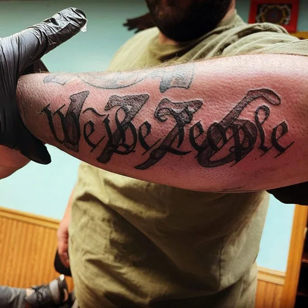 73 Patriotic We The People Tattoo Ideas That Show True Spirit