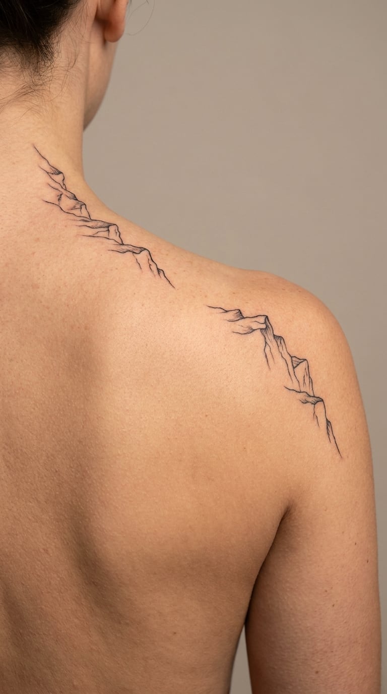 Matching Mountain Ranges Across the Shoulders