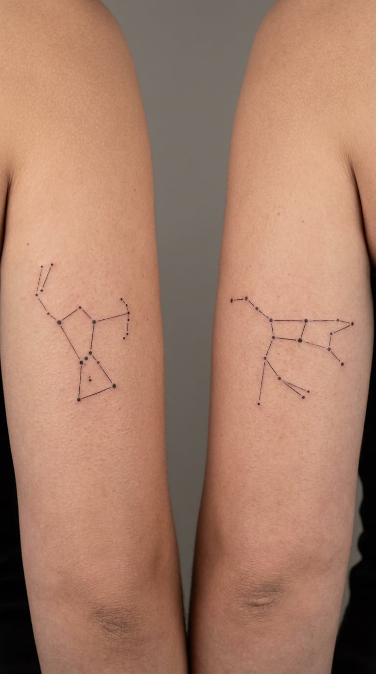 Matching Constellations on the Upper Arms