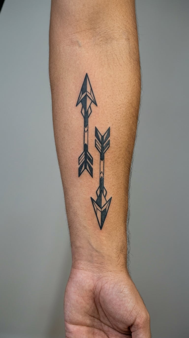 Geometric Arrow Pattern