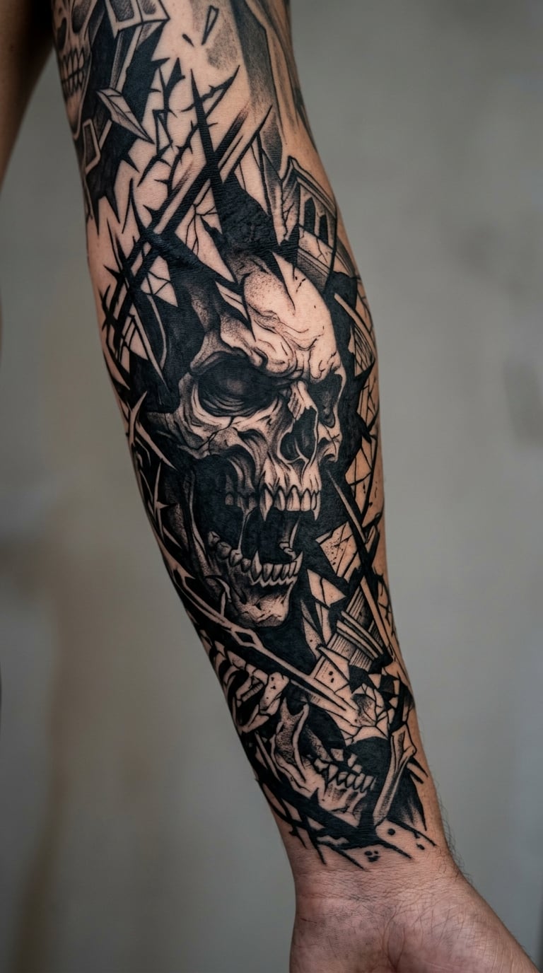 Blackout Horror Portrait Sleeve
