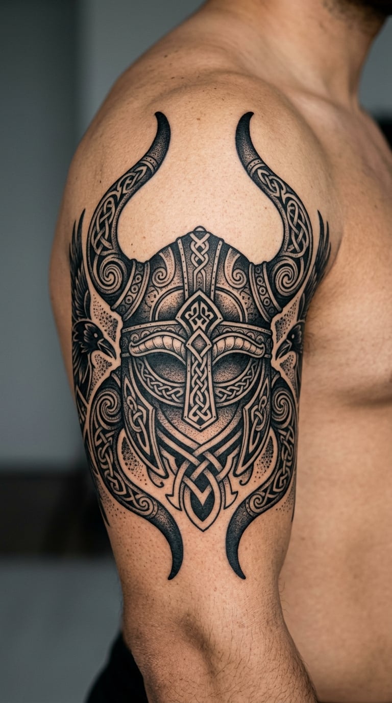 Blackout Viking Helmet Sleeve