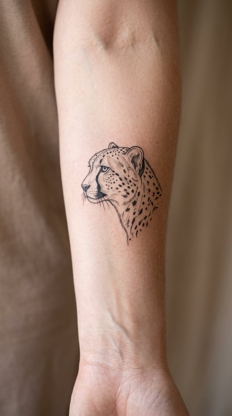 Fine-Line Cheetah Profile