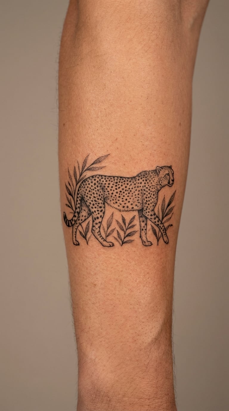Dotwork Cheetah