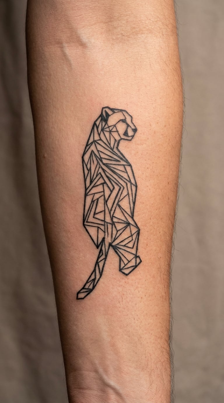 Cheetah and Geometric Patterns