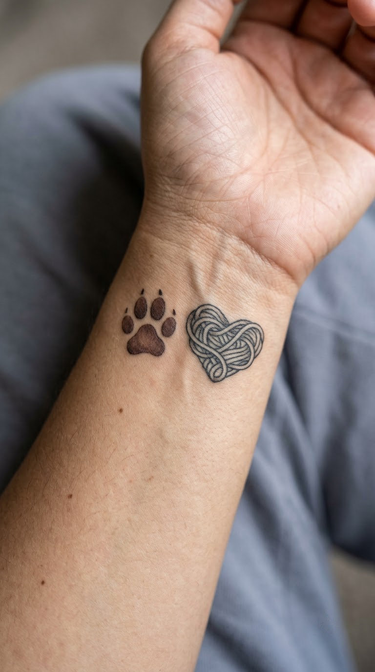 Puppy Paw and a Heart of Pasta