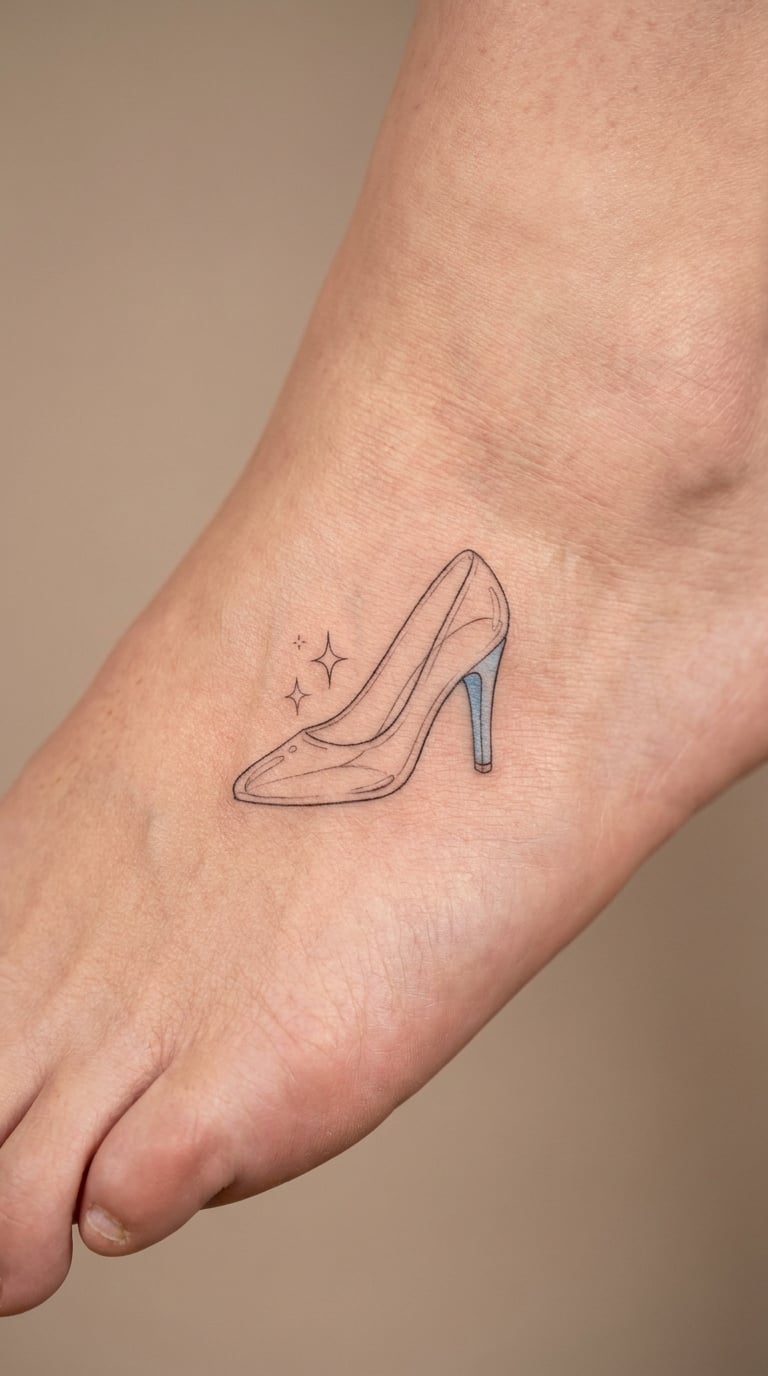 Glass Slipper with a Subtle Sparkle
