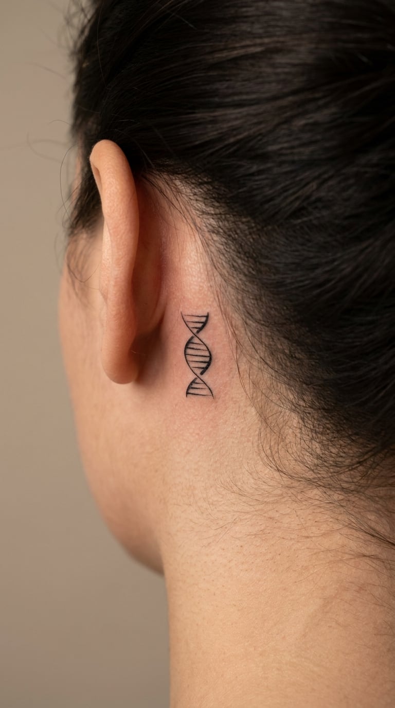 Minimal DNA Strand Behind the Ear