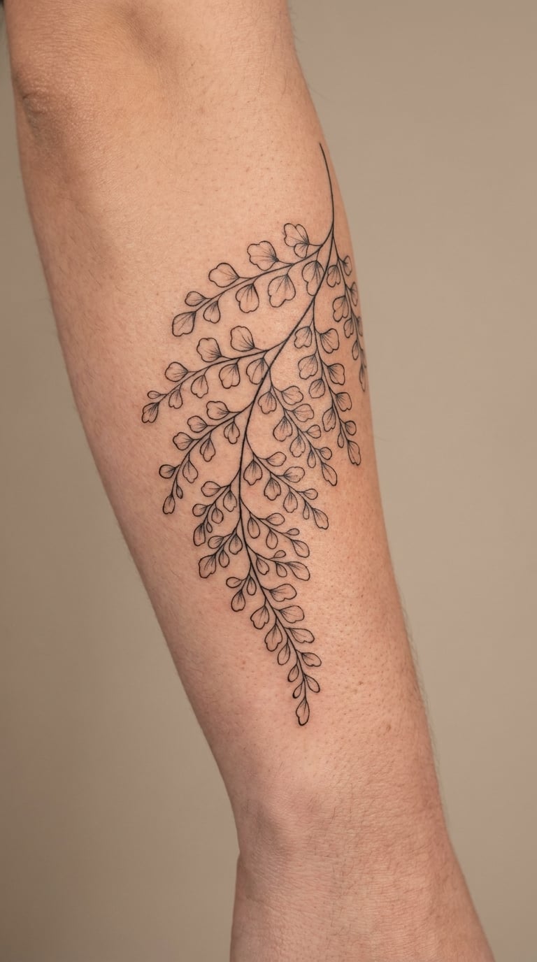 Cascading Button Fern