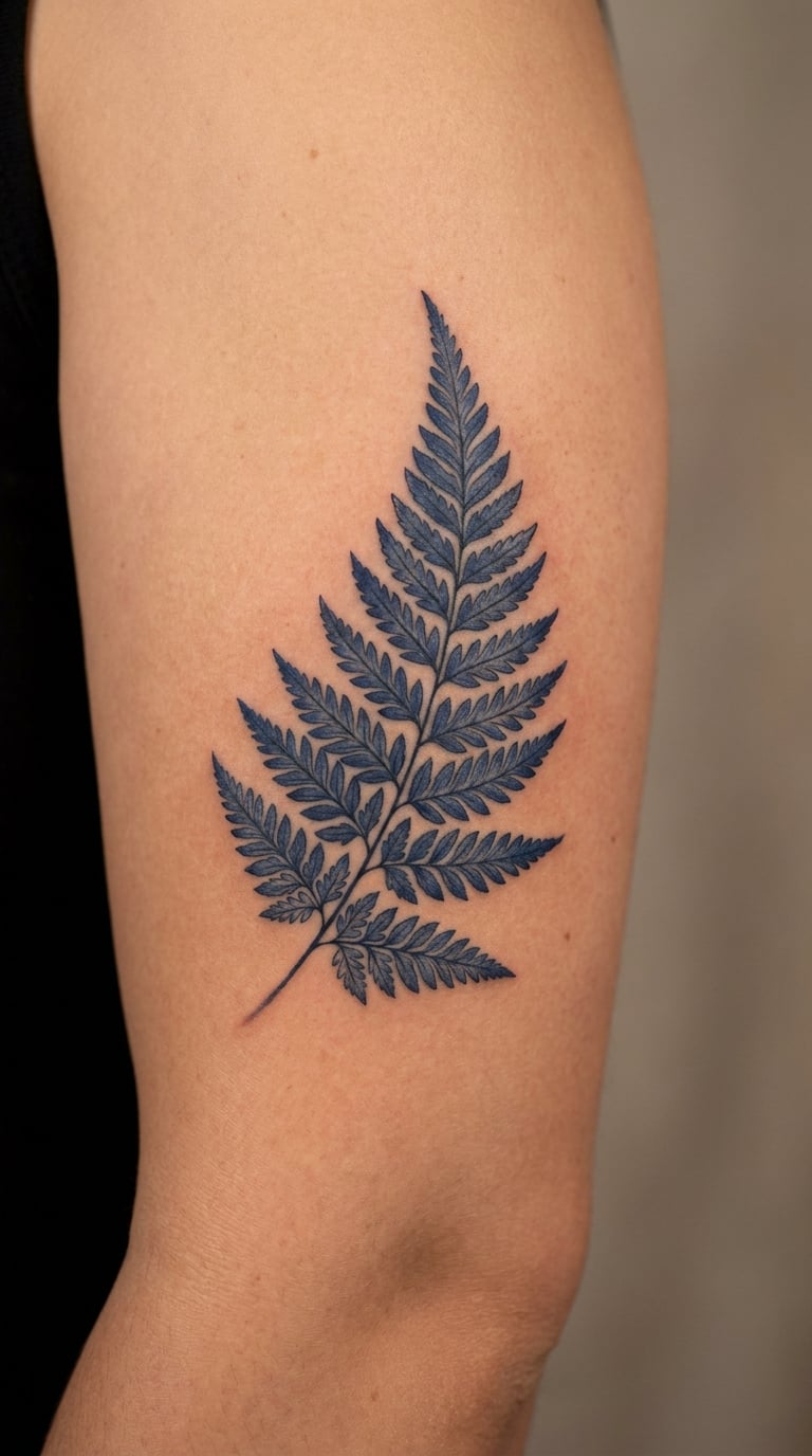 Blue Fern Botanical Study
