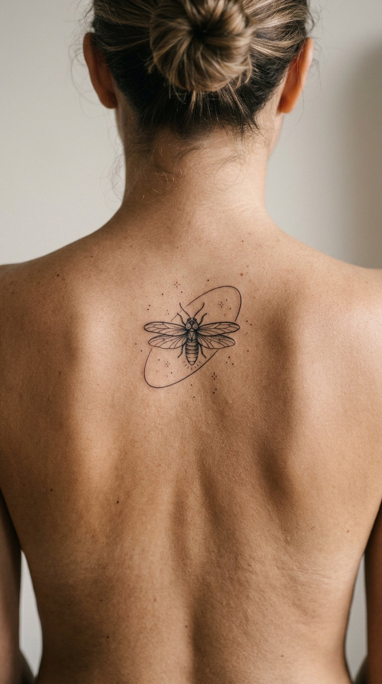 Celestial Firefly on the Back