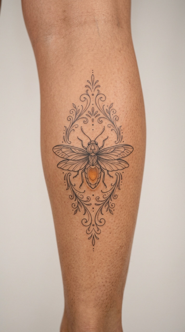 Vintage Firefly on the Calf