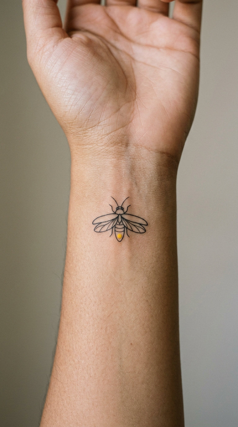 Minimalist Firefly on the Wrist